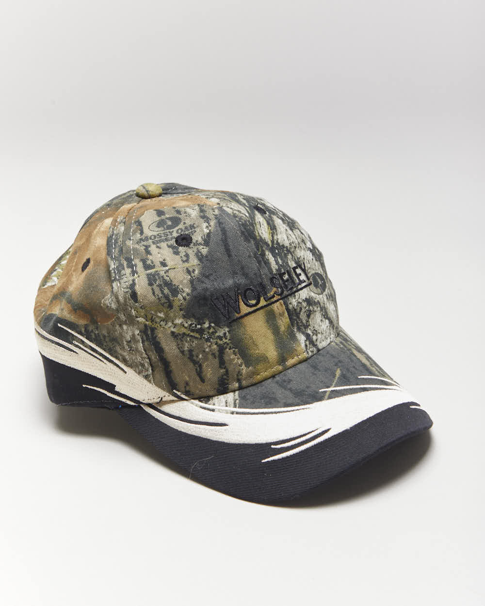 Vintage 2000's Mossy Oak Camo Embroidered Cap - OS