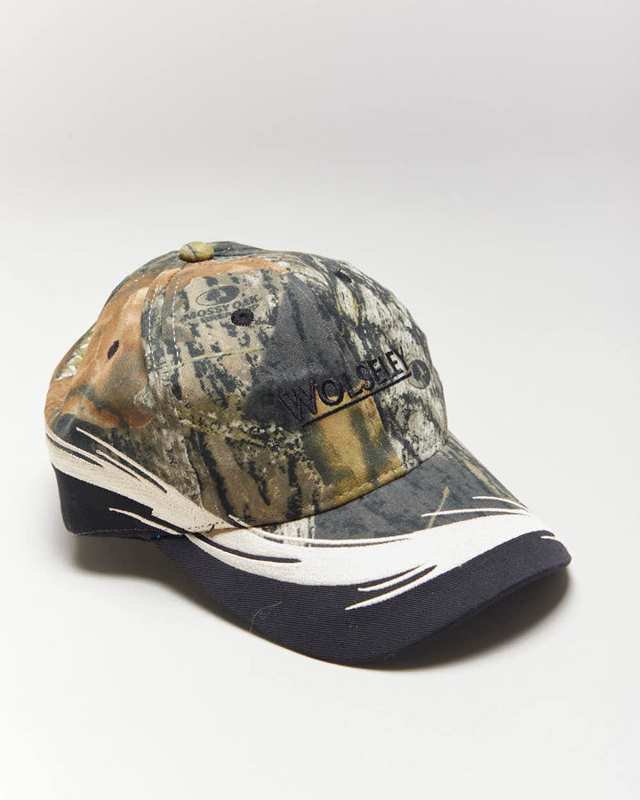 Vintage 2000's Mossy Oak Camo Embroidered Cap - OS
