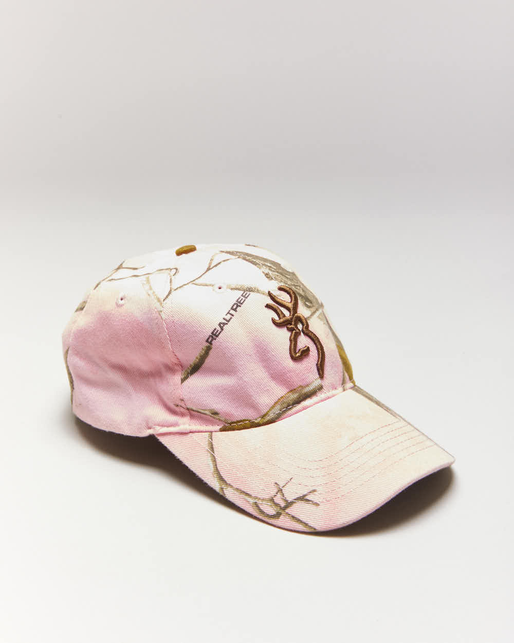 Vintage Y2K Browning Pink Real Tree Camo Cap - OS