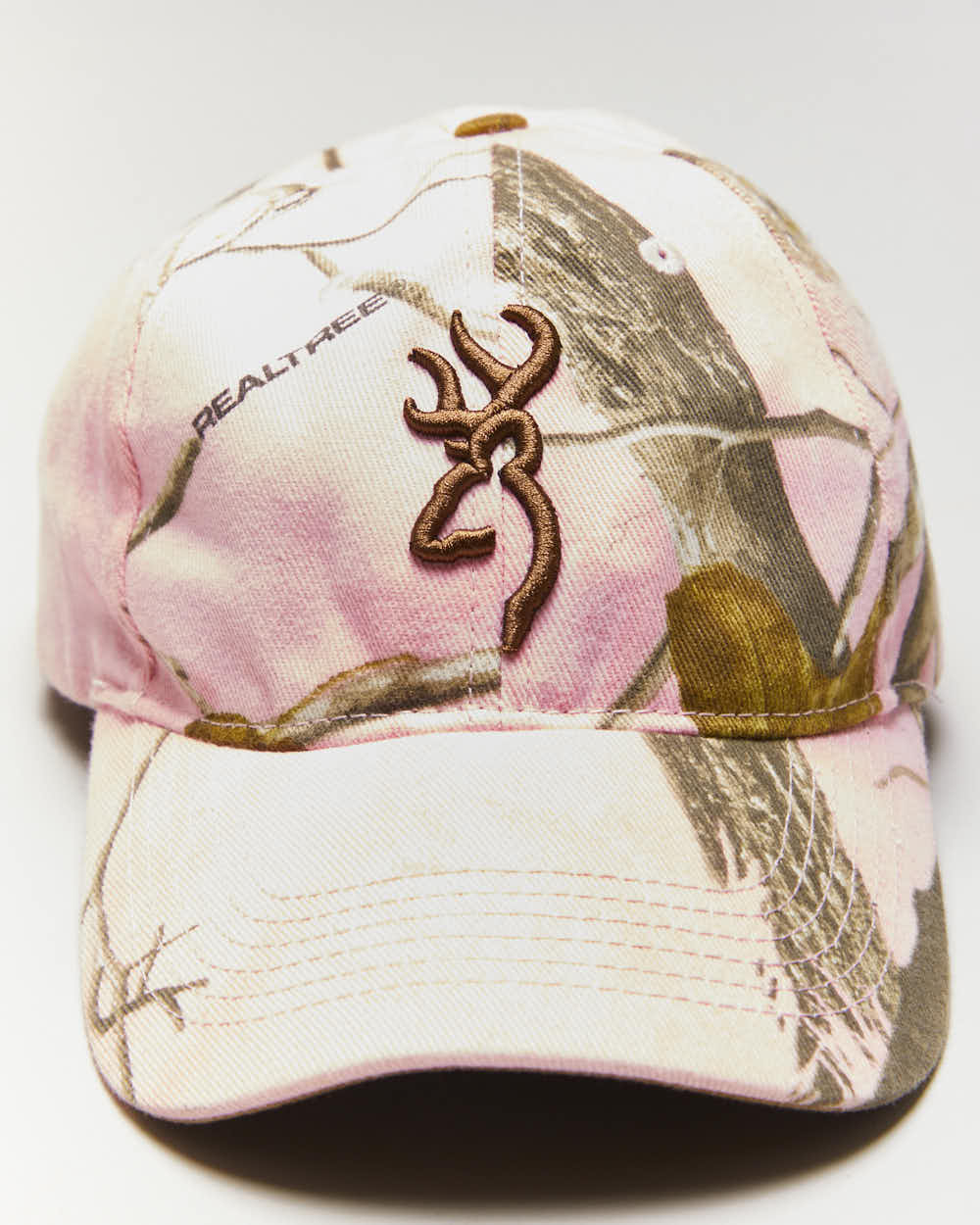 Vintage Y2K Browning Pink Real Tree Camo Cap - OS