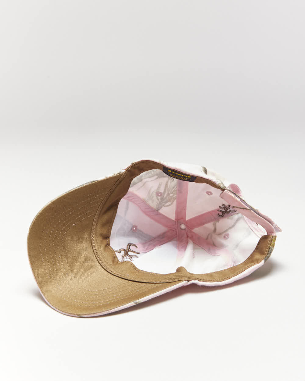 Vintage Y2K Browning Pink Real Tree Camo Cap - OS