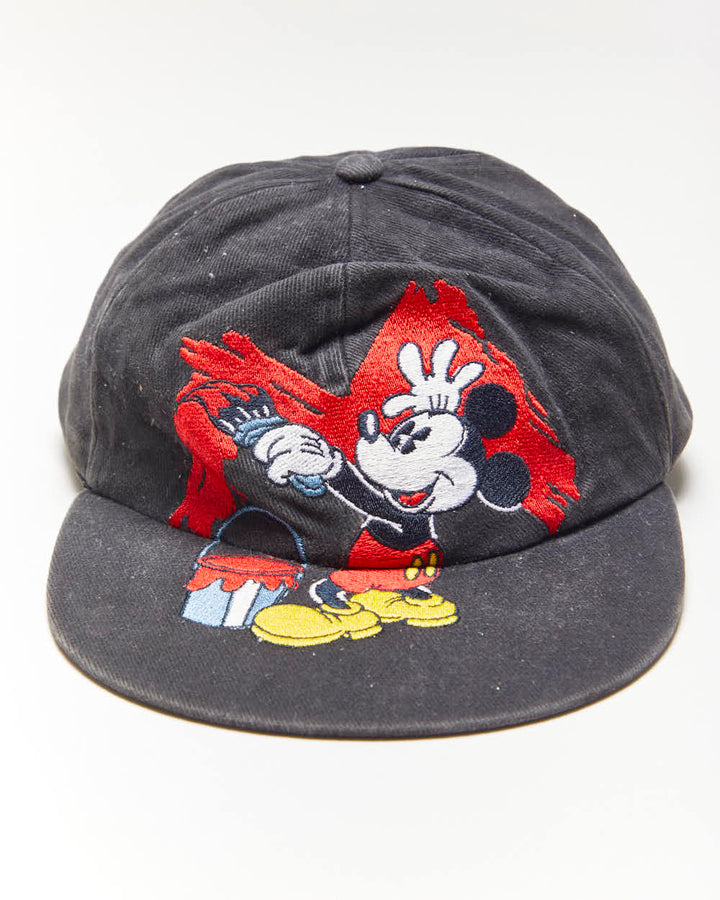 Vintage 90's Disney Mickey Mouse Paint Graphic T-Shirt - OS