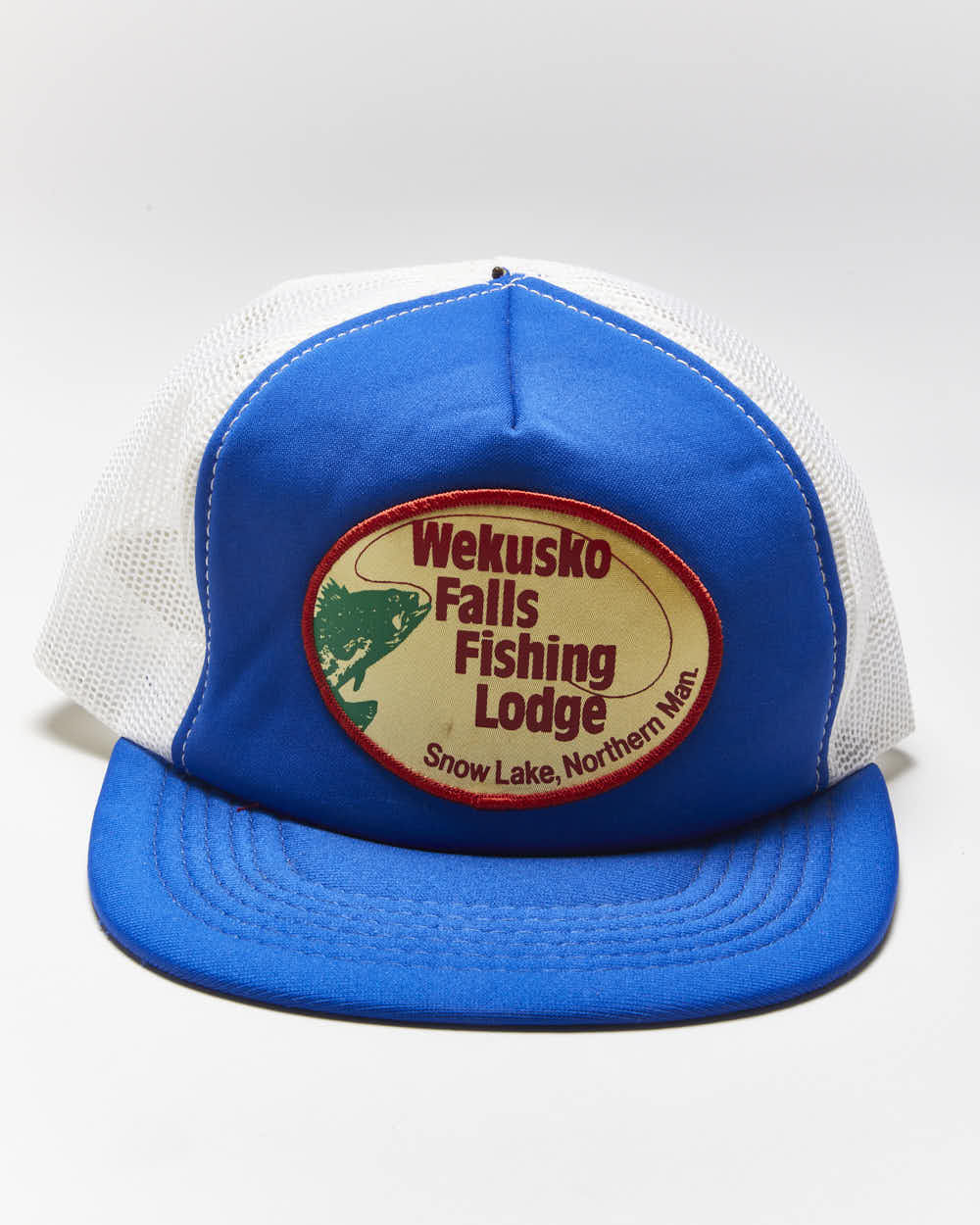 Vintage Wekusko Falls Fishing Lodge Trucker Hat- OS