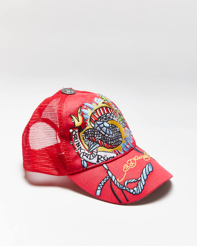 Vintage Y2k 00s Ed Hardy Trucker Hat- OS