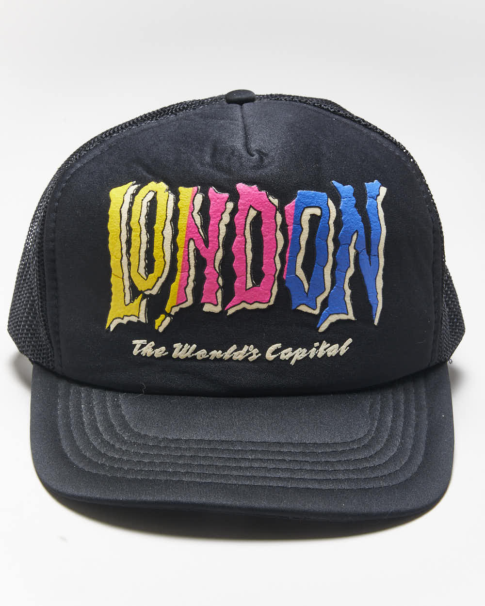 Vintage The World Capital Trucker Hat- OS