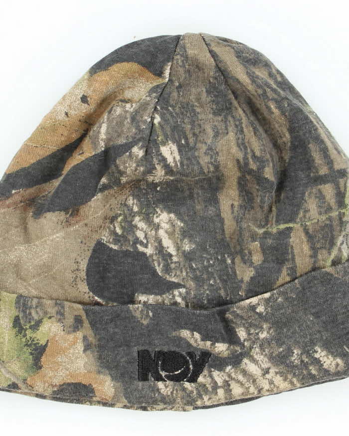 Vintage 00s Noy Camouflage Jersey Beanie