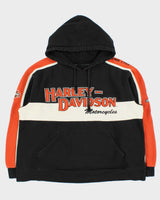 Vintage Harley Davidson Classic Heavyweight Embroidered Pullover Hoodie - XL