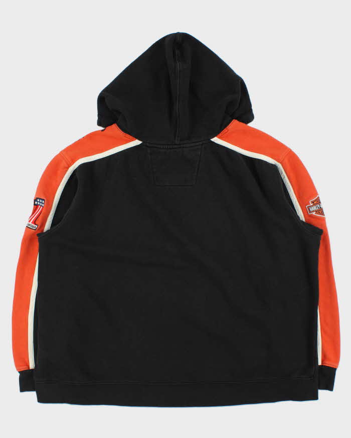 Vintage Harley Davidson Classic Heavyweight Embroidered Pullover Hoodie - XL