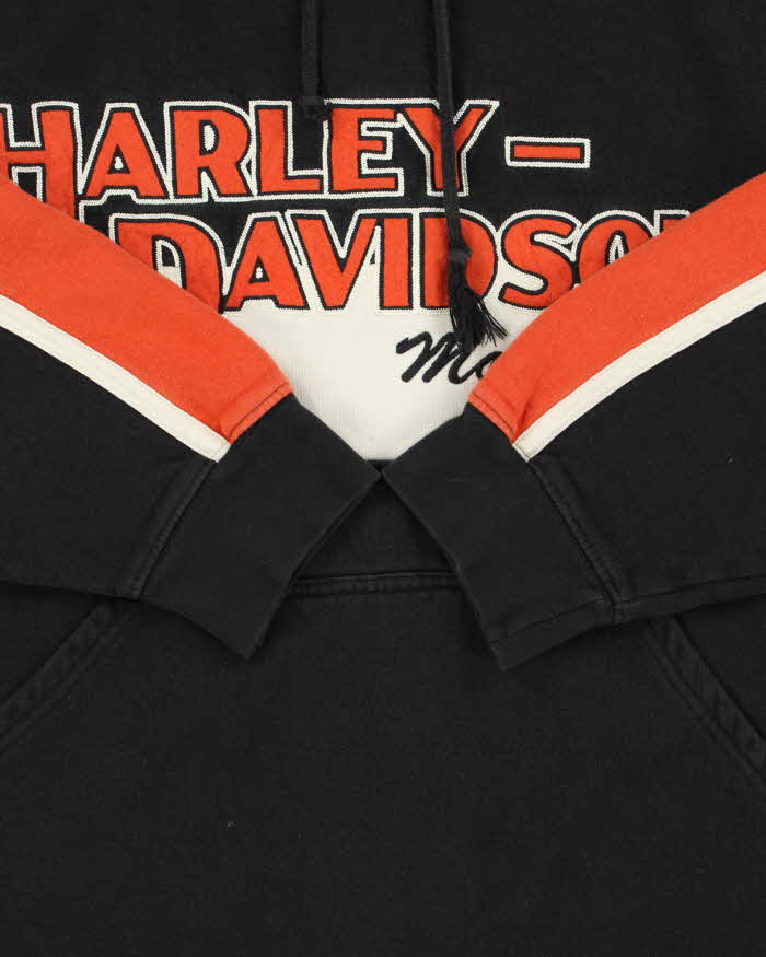 Vintage Harley Davidson Classic Heavyweight Embroidered Pullover Hoodie - XL