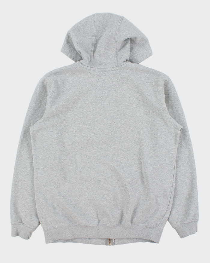 Vintage Carhartt Marl Grey Midweight Loose Fit Zip-Up Hoodie - M