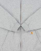 Vintage Carhartt Marl Grey Midweight Loose Fit Zip-Up Hoodie - M