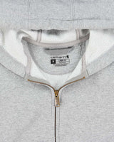 Vintage Carhartt Marl Grey Midweight Loose Fit Zip-Up Hoodie - M