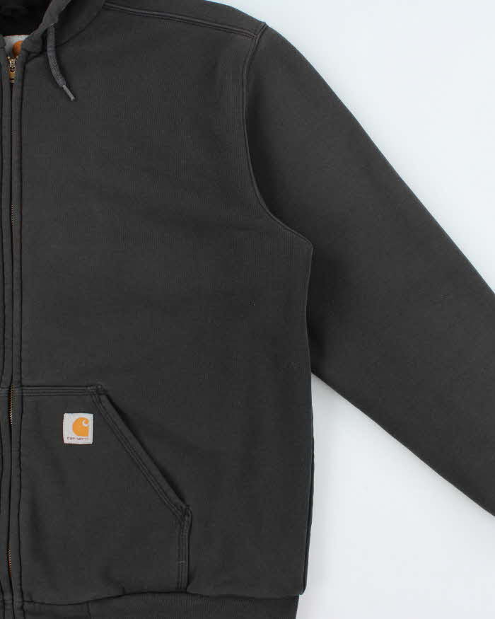 Vintage Carhartt Rain Defender Heavyweight Zip-up Hoodie - L