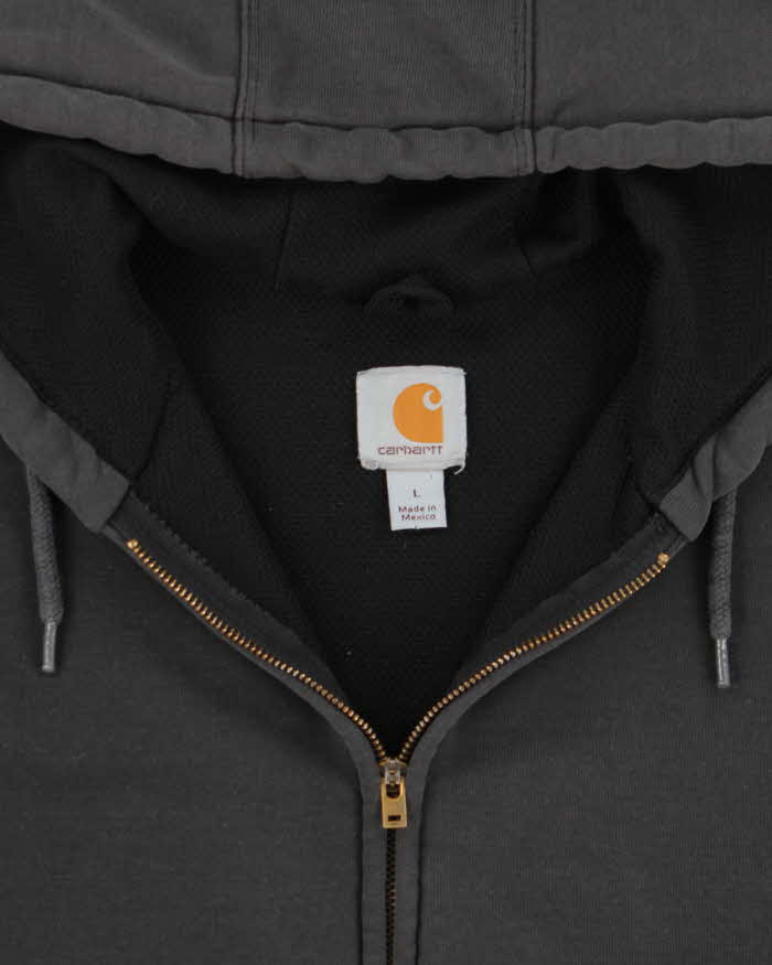 Vintage Carhartt Rain Defender Heavyweight Zip-up Hoodie - L