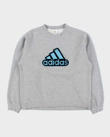 Vintage 2003 Adidas Big Trefoil Crewneck Sweatshirt - S