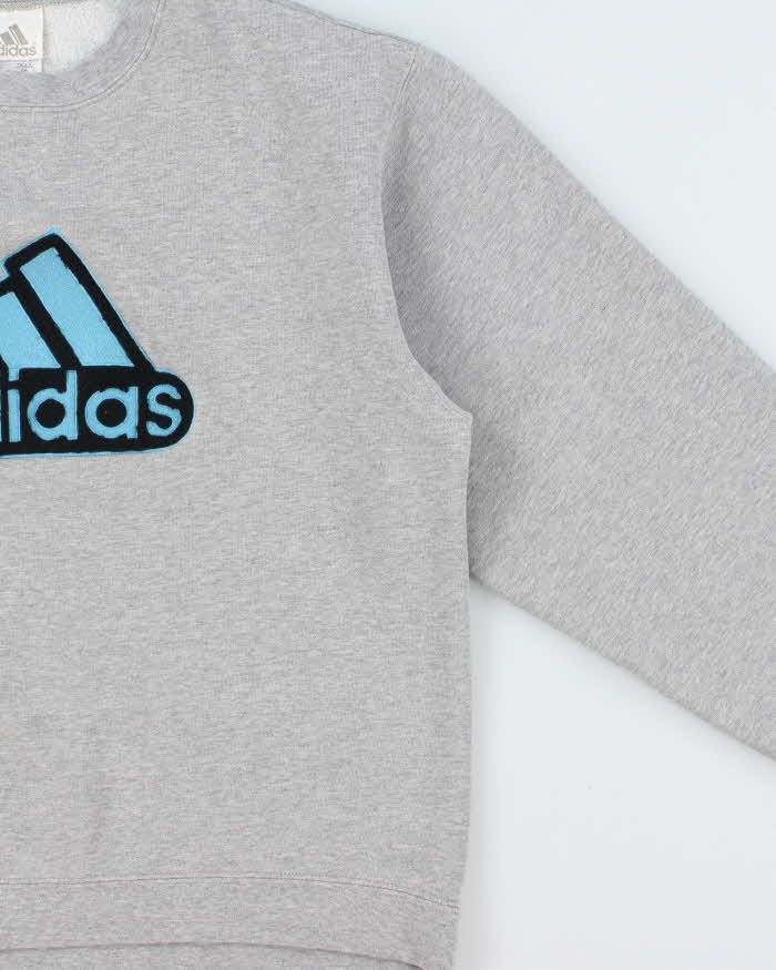 Vintage 2003 Adidas Big Trefoil Crewneck Sweatshirt - S
