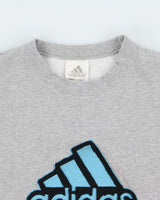 Vintage 2003 Adidas Big Trefoil Crewneck Sweatshirt - S