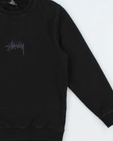 Vintage Stussy Embroidered Logo Crewneck Sweatshirt - S