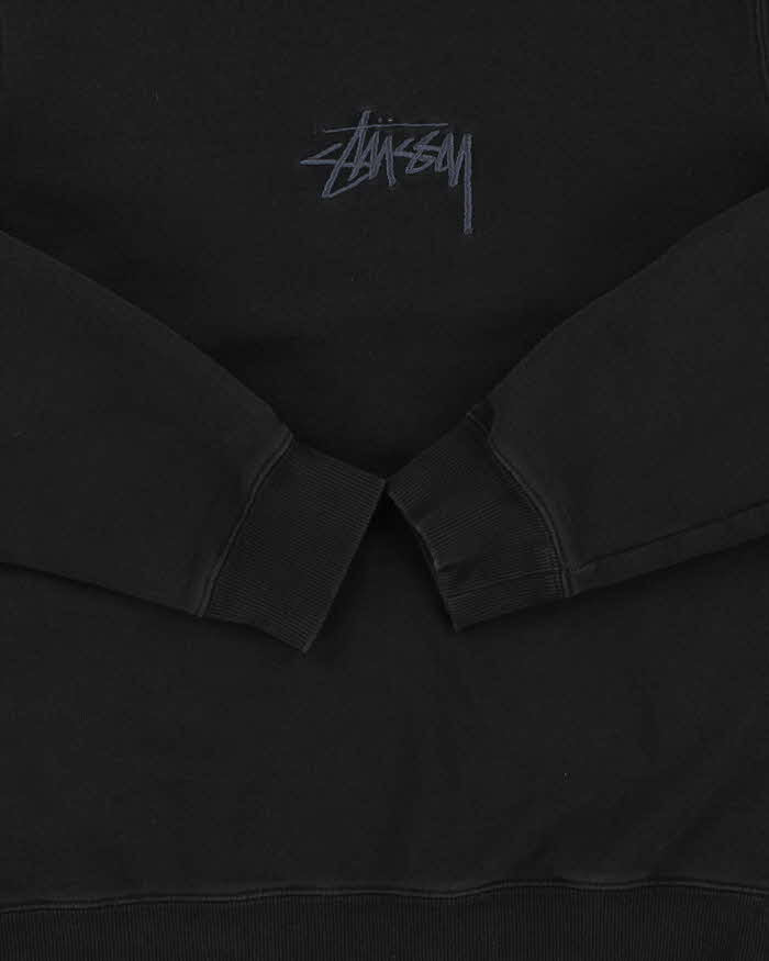 Vintage Stussy Embroidered Logo Crewneck Sweatshirt - S