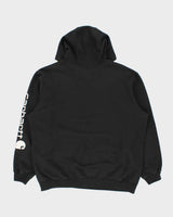 Vintage Carhartt BLK Midweight Sleeve Logo Original Fit Pullover Hoodie - XXL