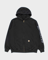 Vintage Carhartt BLK Midweight Loose Fit Full-Zip Hoodie - XL