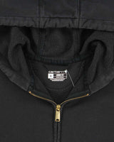 Vintage Carhartt BLK Midweight Loose Fit Full-Zip Hoodie - XL