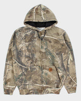 Vintage Carhartt Realtree Camo Midweight Zip-Up Hoodie - M