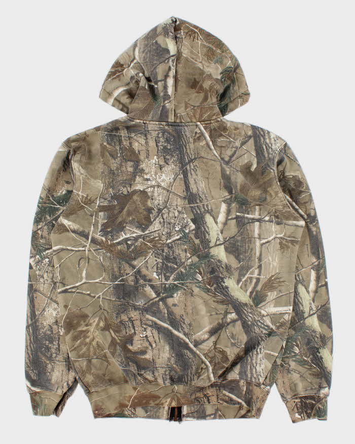 Vintage Carhartt Realtree Camo Midweight Zip-Up Hoodie - M