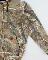 Vintage Carhartt Realtree Camo Midweight Zip-Up Hoodie - M