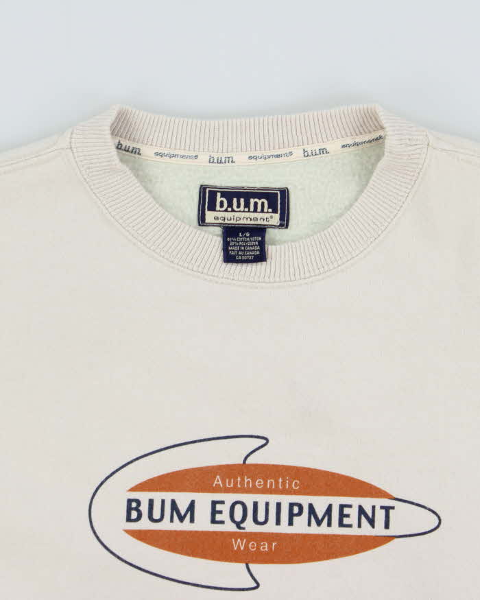 Vintage 1990s B.U.M Equipment Classic Crewneck Sweatshirt - M