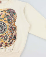 Vintage 1990s Uluku Aboriginal Art Boxy Crewneck Sweatshirt - M