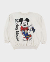 Vintage 1980s Mickey Mouse Disney Made In Canada Crewneck Sweatshirt - M