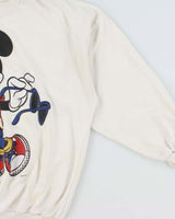 Vintage 1980s Mickey Mouse Disney Made In Canada Crewneck Sweatshirt - M