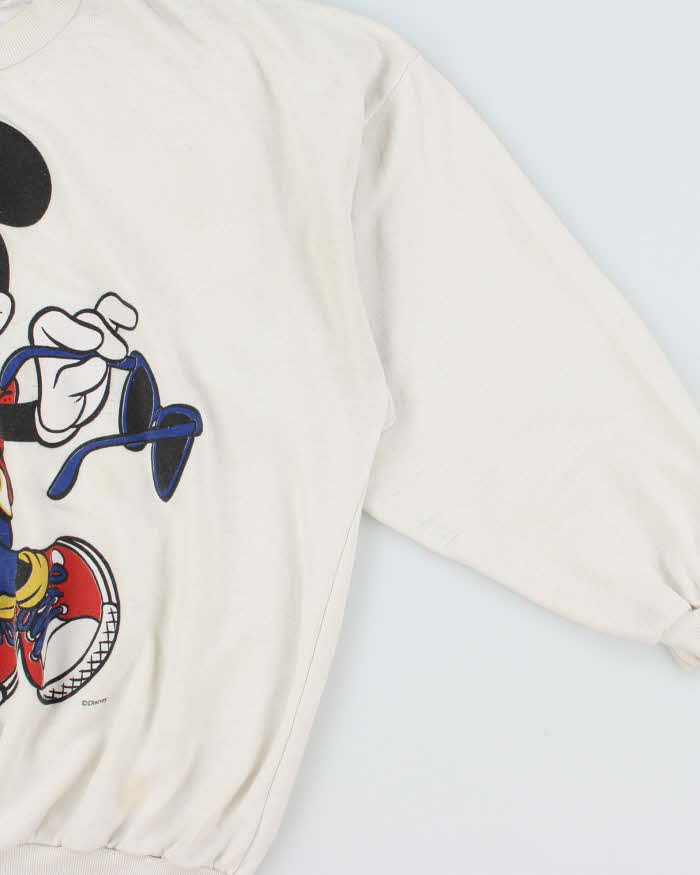 Vintage 1980s Mickey Mouse Disney Made In Canada Crewneck Sweatshirt - M