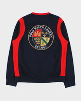 Vintage Polo Ralph Lauren Big Pony 67 Cookie Patch Heavyweight Crewneck Sweatshirt - L