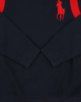 Vintage Polo Ralph Lauren Big Pony 67 Cookie Patch Heavyweight Crewneck Sweatshirt - L