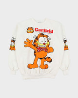 DS Vintage 1990s Garfield 'Smart Cat' Graphic Crewneck Sweatshirt - M