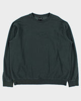 Vintage Billabong Heavyweight Forest Green Embroidered Crewneck Sweatshirt - XXL