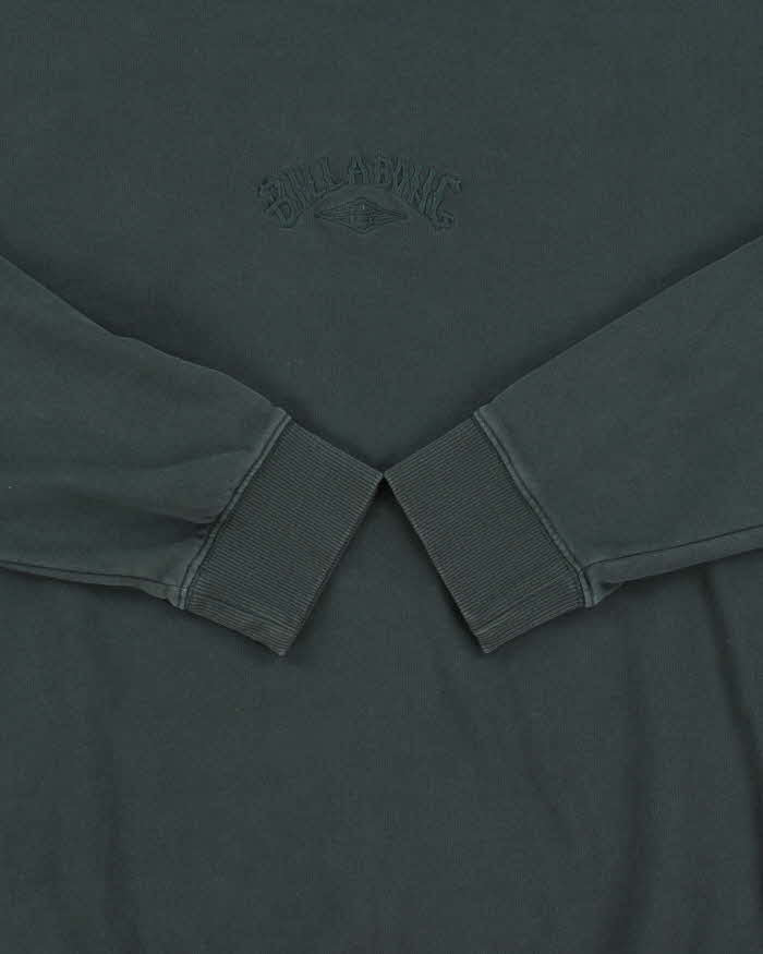 Vintage Billabong Heavyweight Forest Green Embroidered Crewneck Sweatshirt - XXL