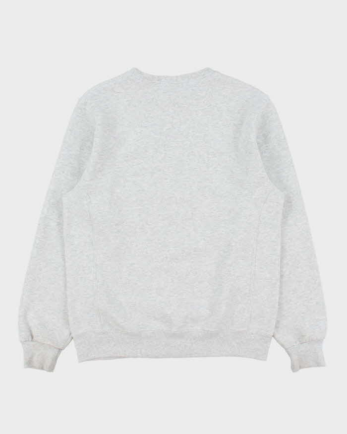 Vintage Y2K 00s Russell Athletic Marl Grey UCLA Bruins Embroidered Crewneck Sweatshirt - M