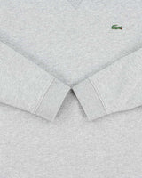 Vintage Lacoste Sport Marl Grey Classic Croc Crewneck Sweatshirt - M