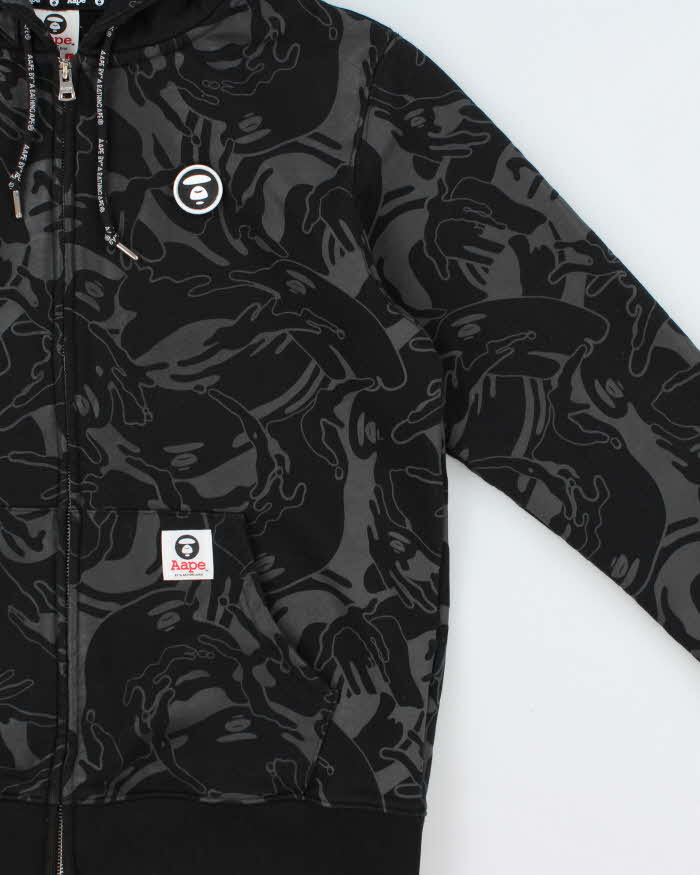 Aape By A Bathing Ape Heavyweight Camo APUNVS Zip-Up Hoodie - L