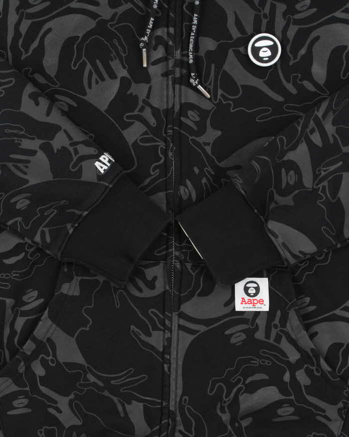 Aape By A Bathing Ape Heavyweight Camo APUNVS Zip-Up Hoodie - L