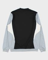 Vintage Adidas Climawarm Classic Tri Tone Embroidered V-Neck Sweatshirt - XL