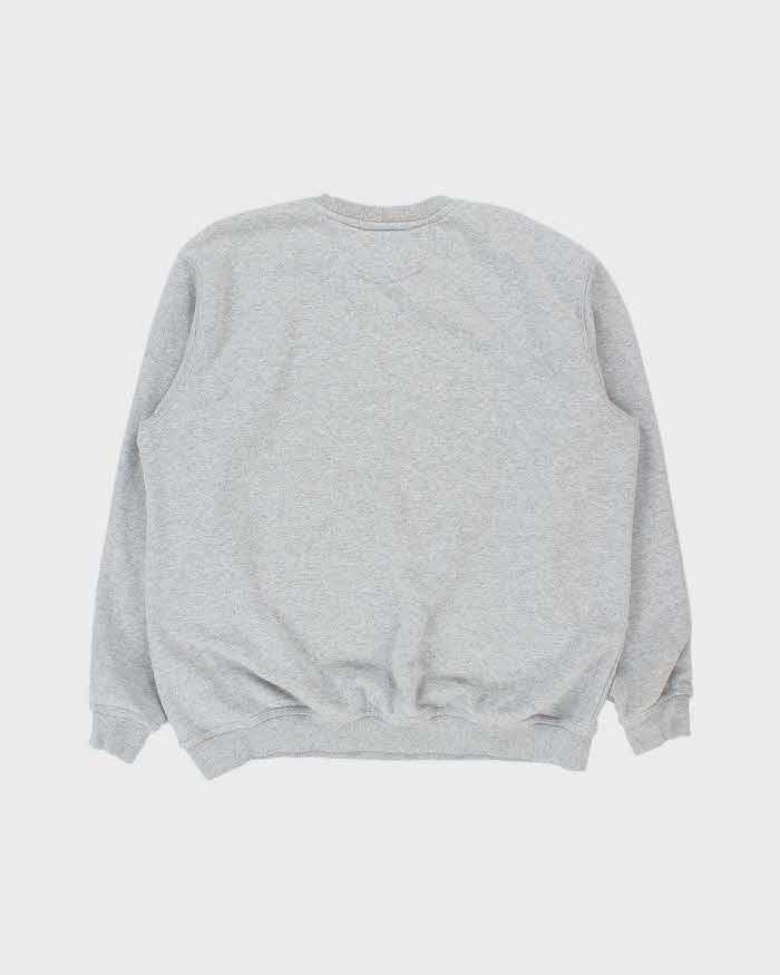 Vintage Carhartt Marl Grey Heavyweight Original Fit Crewneck Sweatshirt - XL