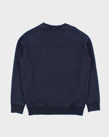 Maison Kitsune Navy Heavyweight Fox Head Patch Crewneck Sweatshirt - M
