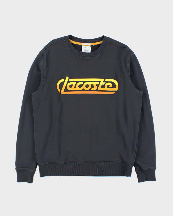 Vintage Lacoste Live Heavyweight Spell-Out Unisex Crewneck Sweatshirt - L