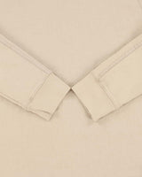 Helmut Lang Beige Heavyweight Taped Crewneck Sweatshirt - XL