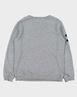 Vintage Polo Ralph Lauren Marl Grey Midweight Big Pony Crewneck Sweatshirt - XXL