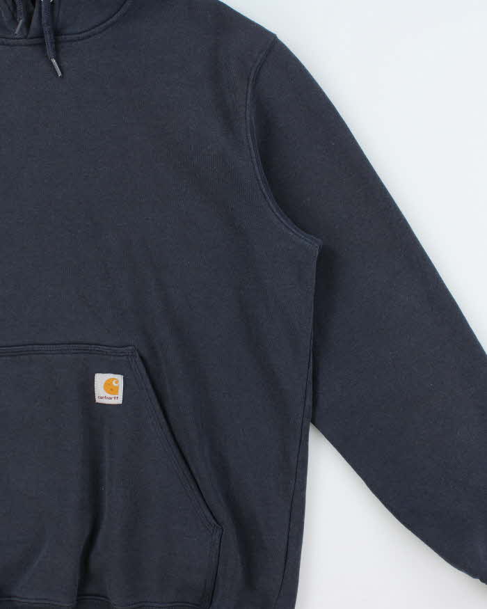 Vintage Carhartt Navy Midweight Original Fit Pullover Hoodie - L